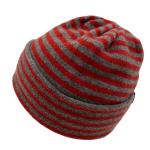 striped beanie vole and rust red